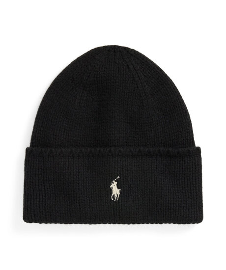 Pony beanie | Kvinna - Varumärken - Polo Ralph Lauren - Accessoarer | ModeLejon