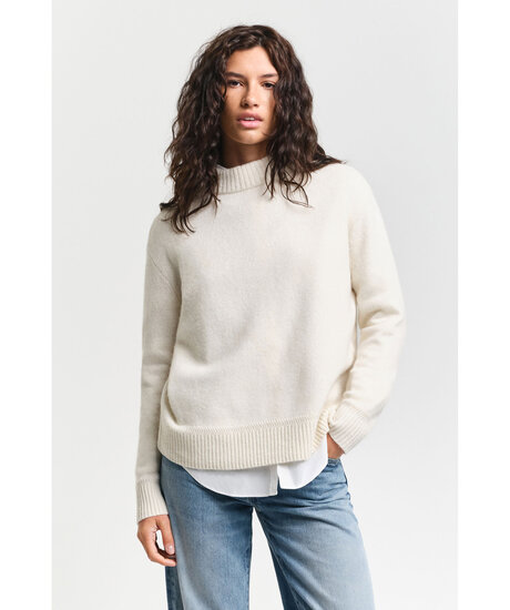 Gant Wool blend stand collar