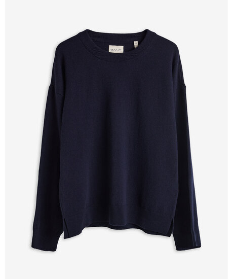 Superfine lambswool c-nec | Kvinna - Varumärken - Gant - Tröjor - Stickade tröjor | ModeLejon