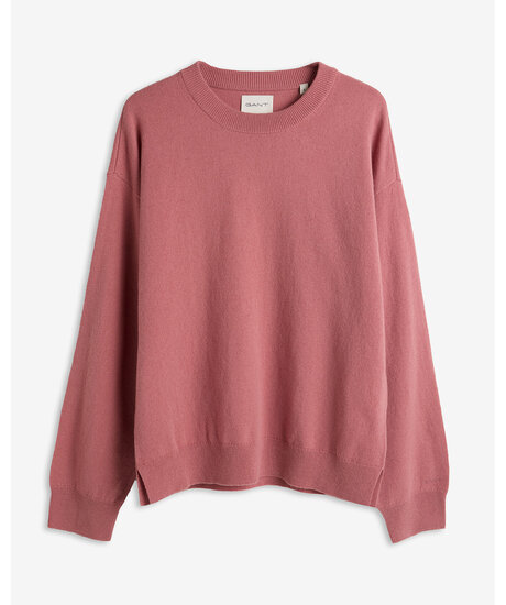 Superfine lambswool c-nec | Kvinna - Varumärken - Gant - Tröjor - Stickade tröjor | ModeLejon