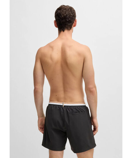 Alternativ bild 1 för BOSS Badbyxor Atoll Swim Shorts Svart polyester Small Herr