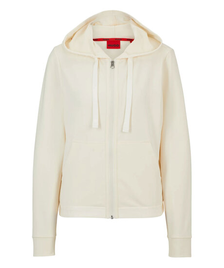 Sporty Logo Zip Hoodie