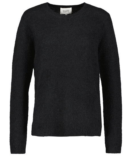 Brook knit new o neck