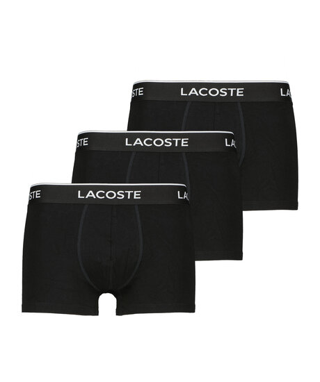 Produktfoto för Lacoste Lacoste 3-pack boxerkalsonger 5H3389-031 sort S