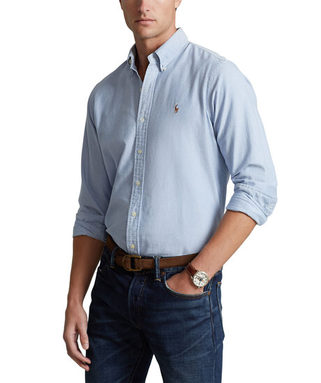 Oxford slim fit | Man - Varumärken - Polo Ralph Lauren - Skjortor - Polo Ralph Lauren Oxfordskjortor | ModeLejon