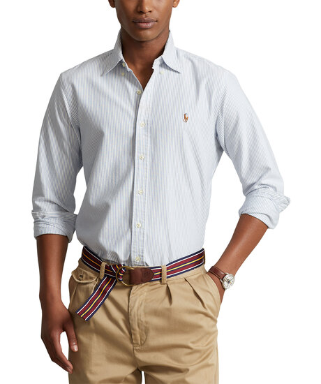 Oxford slim fit | Man - Varumärken - Polo Ralph Lauren - Skjortor - Polo Ralph Lauren Oxfordskjortor | ModeLejon