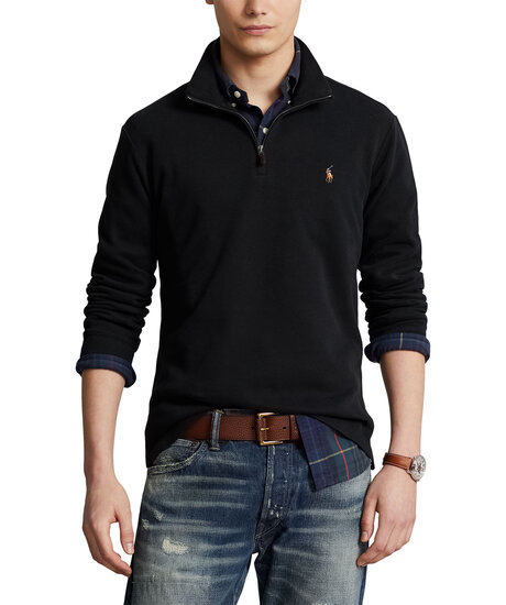Estate rib half zip