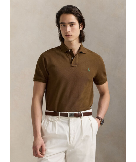 Custom fit pique | Man - Varumärken - Polo Ralph Lauren - Pikétröjor | ModeLejon