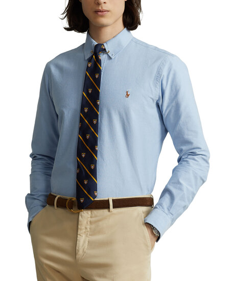 Custom fit oxford | Man - Varumärken - Polo Ralph Lauren - Skjortor - Polo Ralph Lauren Oxfordskjortor | ModeLejon