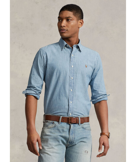 Custom fit chambray