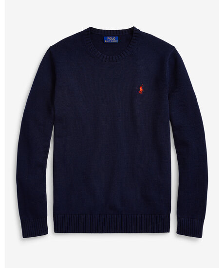 Cotton Crewneck | Man - Varumärken - Polo Ralph Lauren - Tröjor - Polo Ralph Lauren Sweaters | ModeLejon