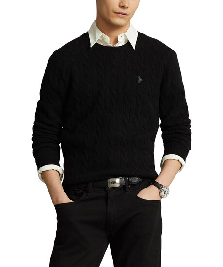 Cable long sleeve | Man - Kläder - Hoodies & Tröjor - Stickade tröjor | ModeLejon