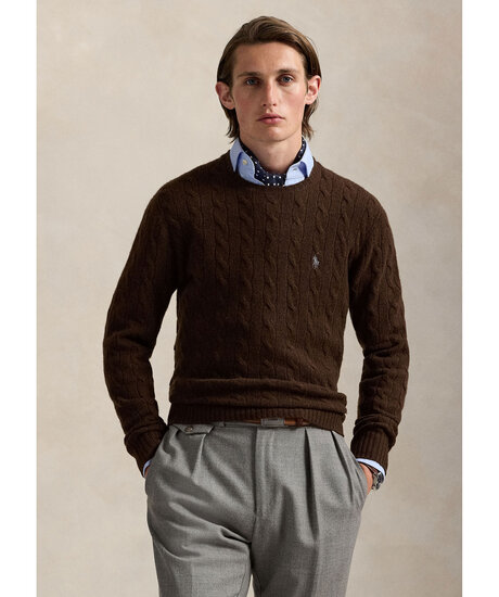 Cable long sleeve | Man - Kläder - Hoodies & Tröjor - Stickade tröjor | ModeLejon