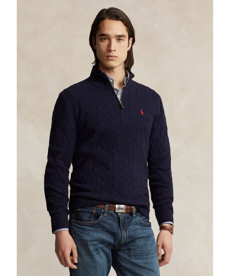 Product Image for Half Zip Cable Knit