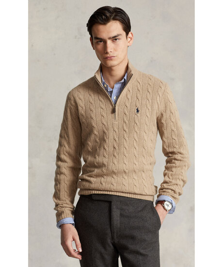 Product Image for Half Zip Cable Knit