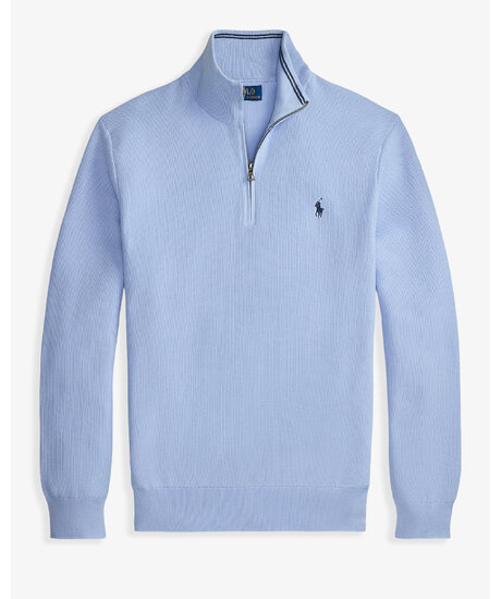 Texture long sleeve HZ | Man - Kläder - Hoodies & Tröjor - Half-Zip | ModeLejon