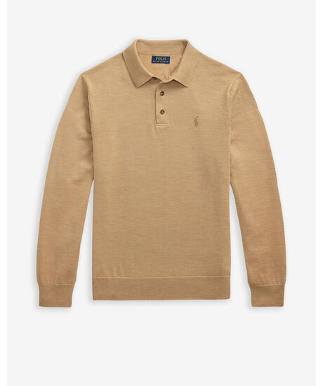 LS Merino Pullover | Man - Kläder - Pikétröjor - Långärmade pikétröjor | ModeLejon