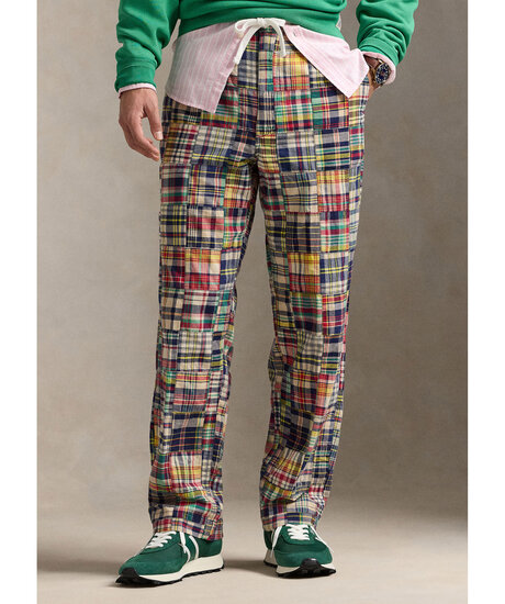 Pleated Madras Pant