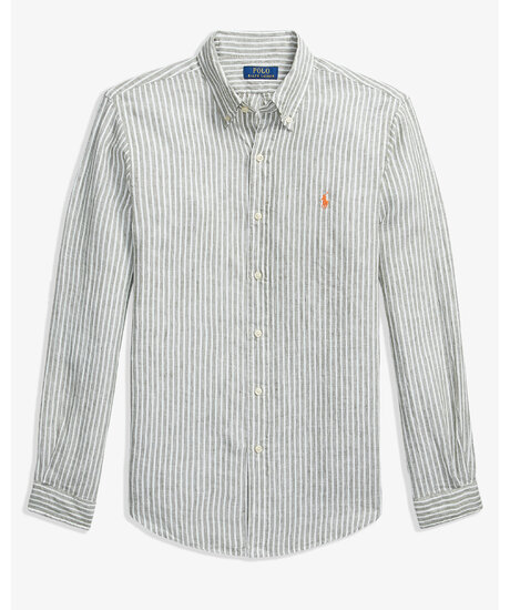 Linen Strip Shirt | Man - Kläder - Skjortor - Linneskjortor | ModeLejon