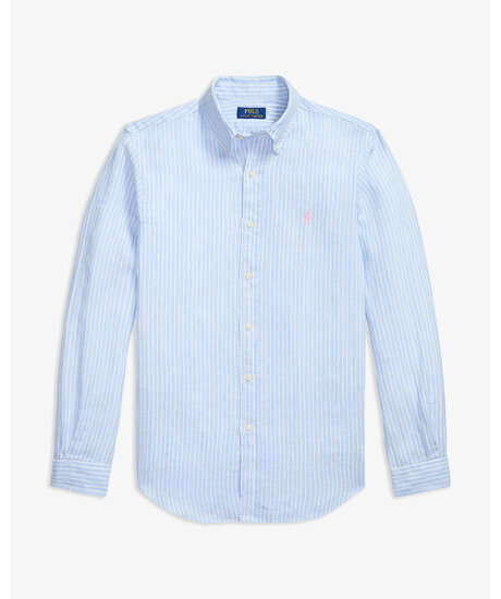 Linen Strip Shirt | Man - Kläder - Skjortor - Linneskjortor | ModeLejon