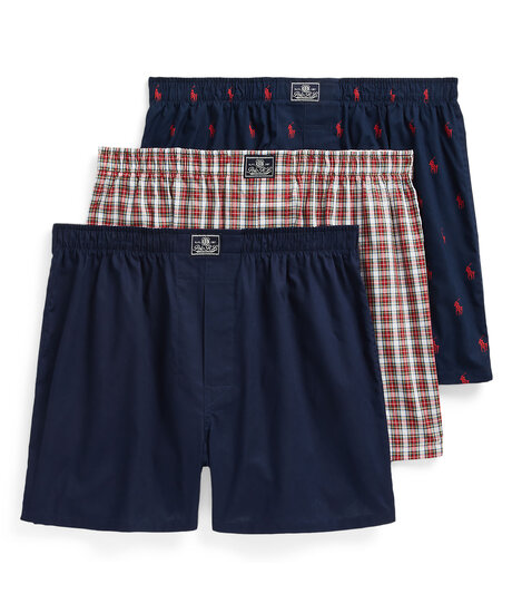 3 pack Woven Boxer