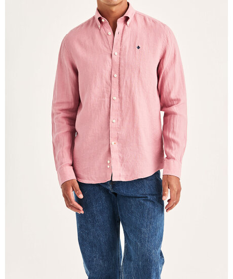 Douglas Linen Classic Fit | Man - Kläder - Skjortor - Linneskjortor | ModeLejon