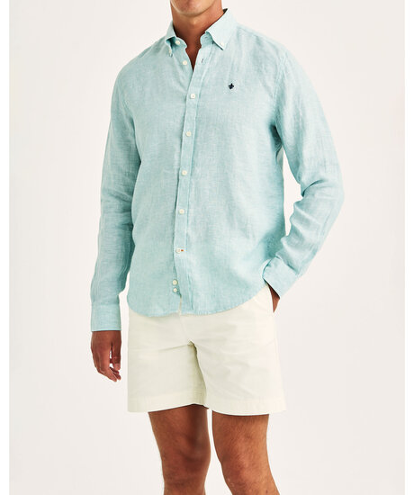 Douglas Linen Classic Fit | Man - Kläder - Skjortor - Linneskjortor | ModeLejon