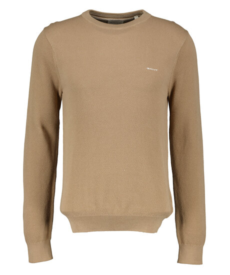 Cotton pique c-neck