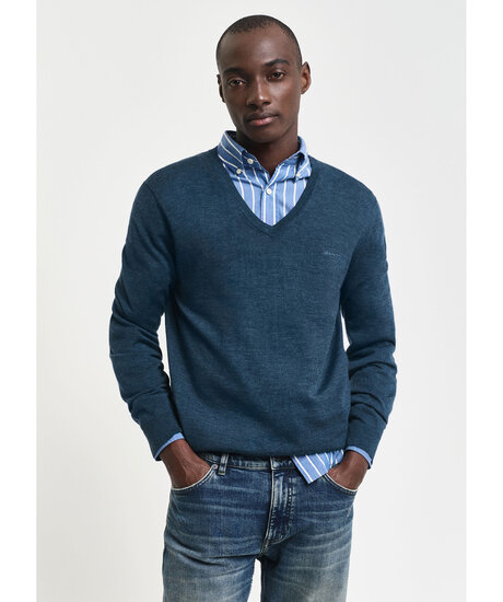 Product Image for Extrafine Merino V-neck