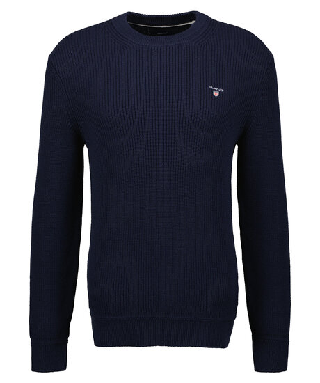 D2 COTTON WOOL RIB C-NECK