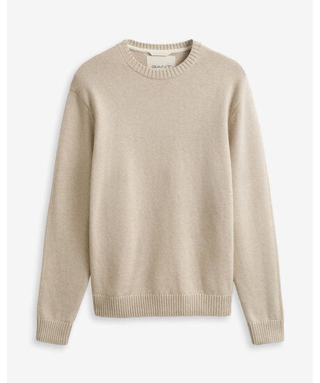 Cotton Blend C-Neck | Man - Varumärken - Gant - Tröjor - Stickade tröjor | ModeLejon