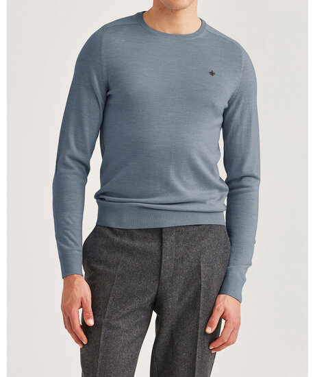 Merino oneck | Man - Kläder - Hoodies & Tröjor - Stickade tröjor | ModeLejon