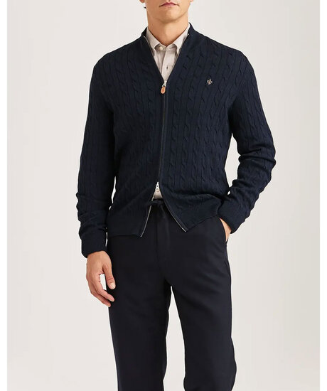 Merino cable zip cardigan | Kampanjer - 2511 25% Black Friday Weekend Allmän | ModeLejon