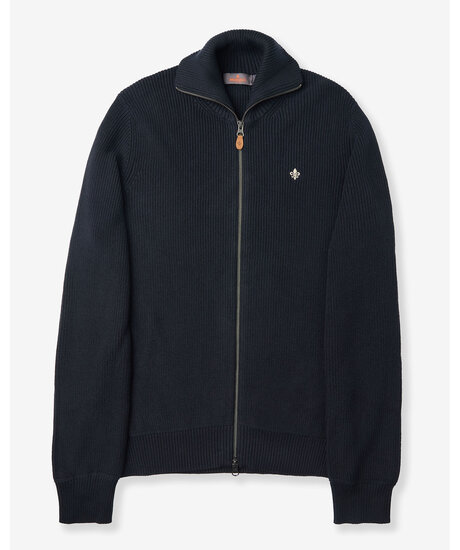 Bernard zip cardigan | Man - Kläder - Hoodies & Tröjor - Stickade tröjor | ModeLejon