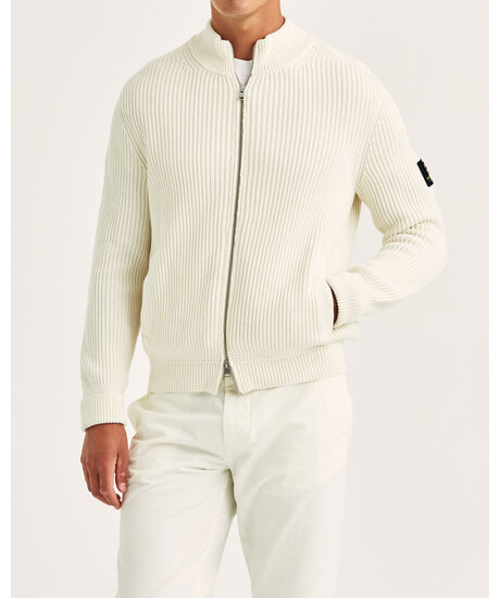 Brenton Zip Cardigan | Man - Kläder - Hoodies & Tröjor - Stickade tröjor | ModeLejon
