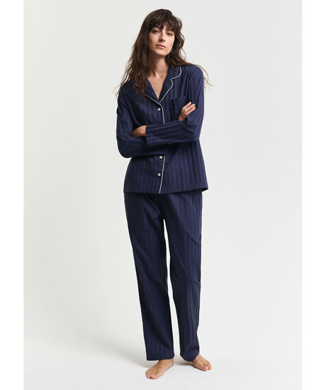 Satin stripe pyjama set