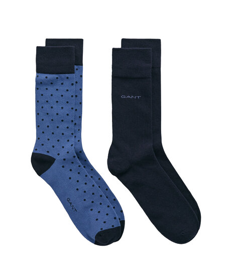 Product Image for Dot And Solid Socks 2p