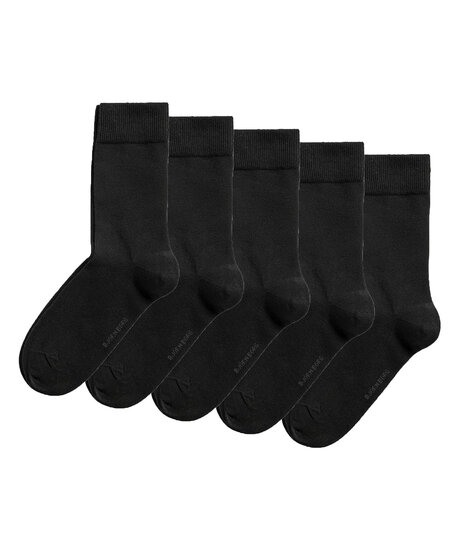 Produktfoto för STRUMPOR BJÖRN BORG 5-P SVART | Beijerbygg Byggmaterial