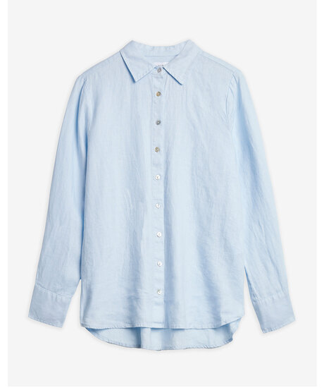Carla Linen Shirt | Kvinna - Kläder - Skjortor - Linneskjorta | ModeLejon