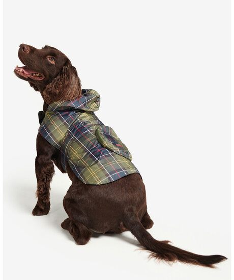 Packable Tartan Dog Coat