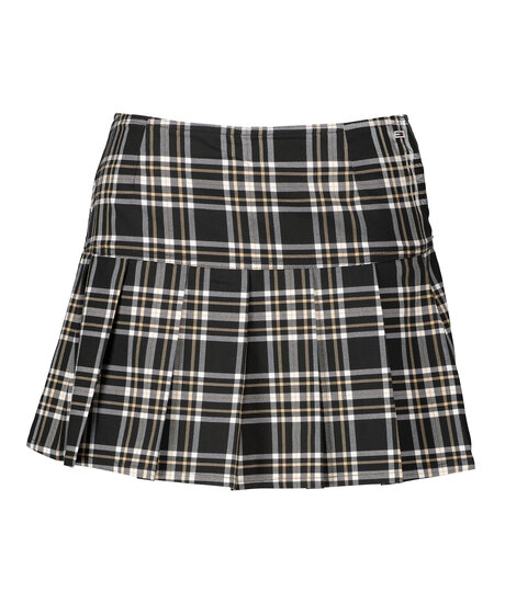 TJW Check Pleated Skirt