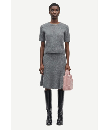 Produktfoto för Samsøe & Samsøe - SAJeanne Skirt - Kjol - Iron Gate - S