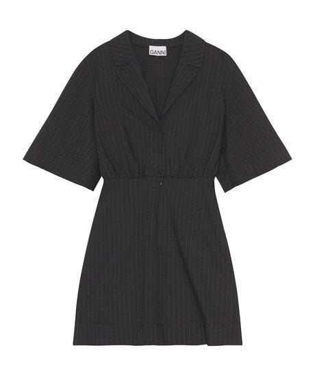 Stretch Pinstripe Dress