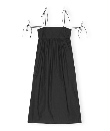 Cotton Poplin Midi Dress