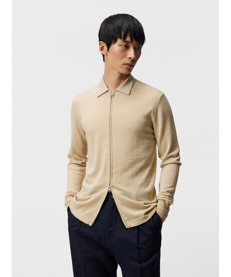 Nyle Merino Zip Cardigan