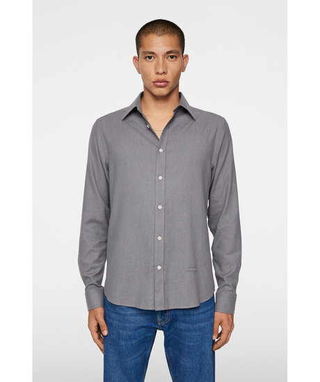 Light Flannel Slim Shirt