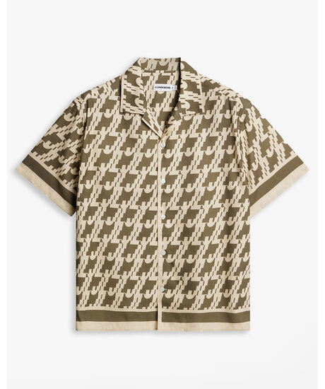 Ellis Border Resort Shirt | Man - Kläder - Skjortor - Kortärmade skjortor | ModeLejon