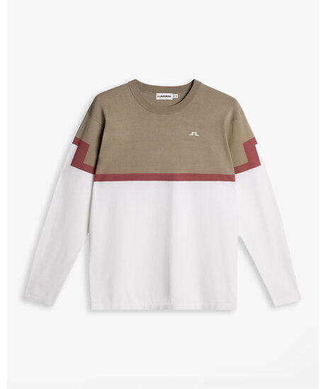 Emrik Block Knitted Sweat | Man - Varumärken - J Lindeberg - Tröjor | ModeLejon