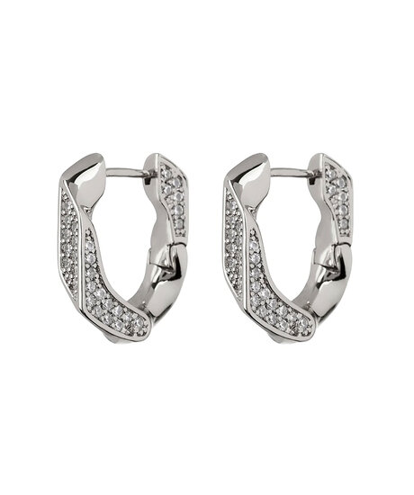 Product Image for Pave cuban link earring