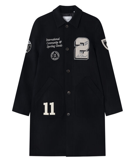 Varsity Wool Coat